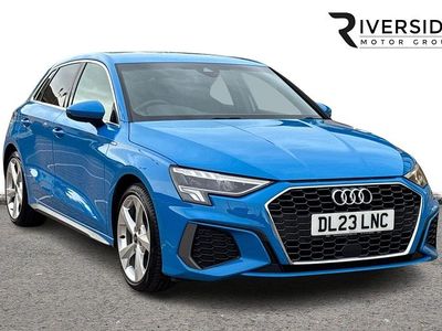 Turbo blue Used 2023 Audi A3 Sportback S-Line Hatchback | £23,493 (Fair price)