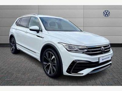 White Used 2023 VW Tiguan Allspace R-line SUV | £27,850 (Fair price)