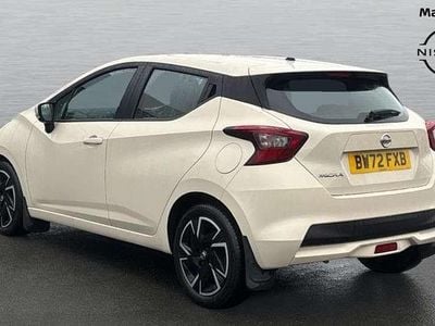 Used Nissan Micra Acenta 92 HP (67 kW) 2023 White Hatchback
