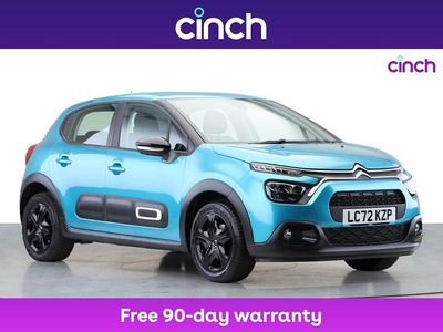 Blue Used 2022 Citroën C3 PureTech Hatchback | £9,949 (Fair price)