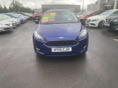 Used Ford Focus Zetec 2015 Blue Hatchback
