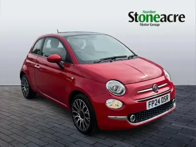 Usado Fiat 500 68 HP (50 kW) 2024 Vermelho Citadino