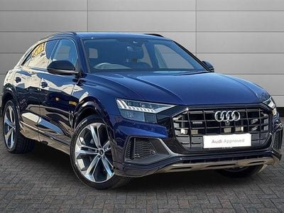 Used Audi Q8 Comfort 381 HP (280 kW) 2023 Navarra blue SUV