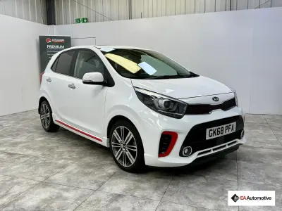 Used Kia Picanto GT-Line S 99 HP (72 kW) 2018 White Hatchback
