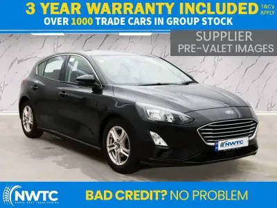 Used Ford Focus Zetec 100 HP (73 kW) 2019 Black Hatchback