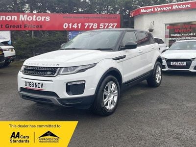 Used Land Rover Range Rover evoque SE 2019 White Estate