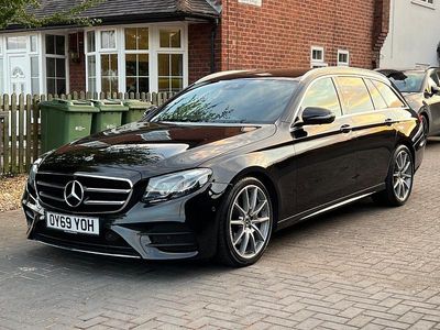 Used Mercedes E220 AMG line 2019 Black Estate