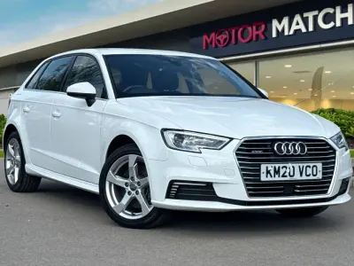 Used Audi A3 e-tron Advanced 2020 White Hatchback