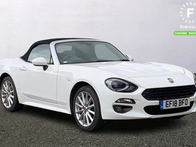 used Fiat 124 Spider CONVERTIBLE 1.4 Multiair Lusso Plus 2dr [Rear parking sensors,Rear parking camera,Cruise control + speed limiter,Electrically adjustable door mirrors,Leather steering wheel with audio controls,17"Alloys]