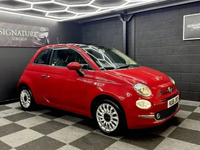 Used Fiat 500 Lounge 69 HP (50 kW) 2018 Red Hatchback