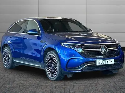 Used Mercedes EQC400 AMG Line Premium 300 kW (408 HP) 2022 Blue SUV