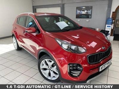 Used Kia Sportage GT-Line 174 HP (127 kW) 2017 Red SUV