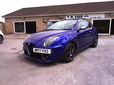 Used Alfa Romeo MiTo Edizione Speciale 95 HP (69 kW) 2017 Blue Hatchback