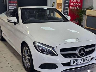 White Used 2017 Mercedes C220 Cabriolet | £14,295 (Fair price)