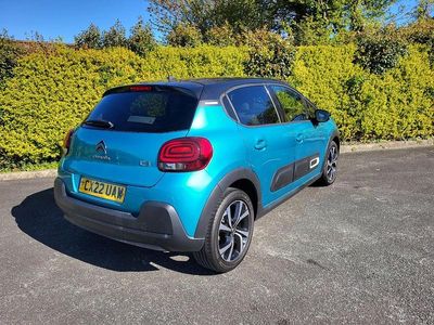 Begagnad Citroën C3 PureTech 82 HK (60 kW) 2022 Blå Halvkombi