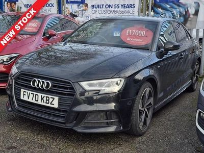 Used Audi A3 Black Edition 150 HP (110 kW) 2020 Black Sedan