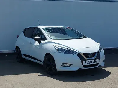 Używany Nissan Micra 100 KM (73 kW) 2020 Biały Hatchback