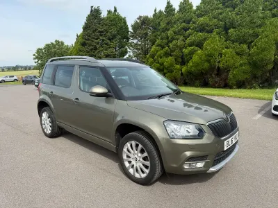 Used Skoda Yeti SE L 110 HP (80 kW) 2016 Green SUV