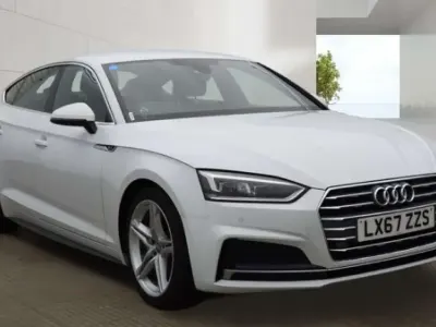 Used Audi A5 Sportback S-Line 190 HP (139 kW) 2017 White Hatchback