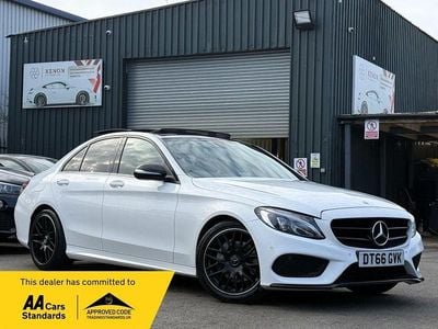 Used Mercedes C220 AMG Line Premium 170 HP (125 kW) 2017 White Sedan