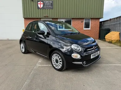 Używany Fiat 500 Lounge 69 KM (50 kW) 2019 Czarny Hatchback