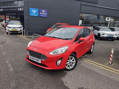 Used Ford Fiesta Zetec 99 HP (72 kW) 2018 Red Hatchback