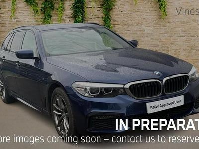 Used BMW 520 M Sport 181 HP (133 kW) 2018 Blue Estate