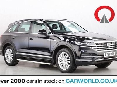 Black Used 2018 VW Touareg SEL SUV | £19,749 (A bit pricey)
