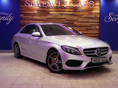 Begagnad Mercedes C220 AMG line 170 HK (125 kW) 2014 Silver Sedan