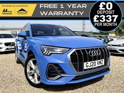 Used Audi Q3 S-Line 150 HP (110 kW) 2020 Blue SUV