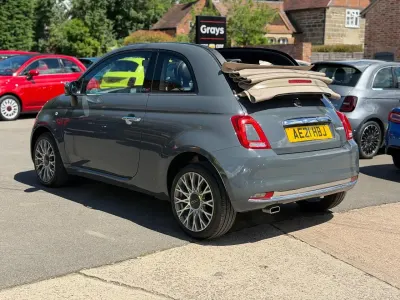 Used Fiat 500C Star 70 HP (51 kW) 2021 Grey Cabriolet