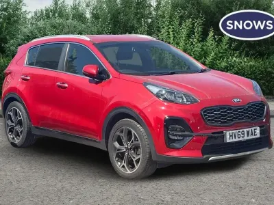 Used Kia Sportage GT-Line 177 HP (130 kW) 2019 Red SUV