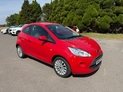 Used Ford Ka Zetec 69 HP (50 kW) 2013 Red Hatchback