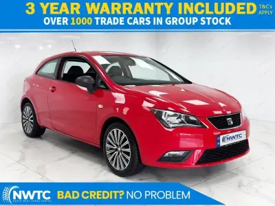 Used Seat Ibiza CONNECT 90 HP (66 kW) 2016 Red Coupe