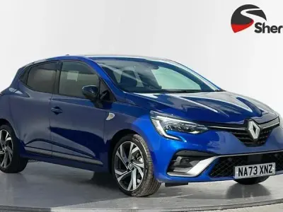 Used Renault Clio V RS Line 90 HP (66 kW) 2023 Blue Hatchback