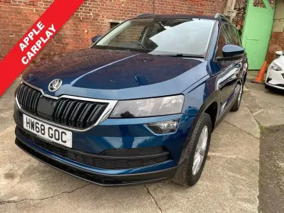 Second-hand Skoda Karoq SE 115 CP (84 kW) 2018 Albastru SUV