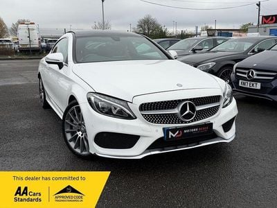 Used Mercedes C300 AMG Line Premium 2016 White Coupe