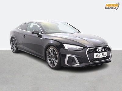 Used Audi A5 S-Line 204 HP (150 kW) 2021 Black Coupe