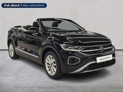 Begagnad VW T-Roc Cabriolet Style 110 HK (80 kW) 2022 Svart Cab
