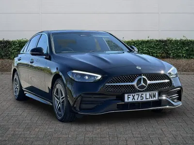 Used Mercedes C300e AMG Line Premium Plus 2025 Black Sedan