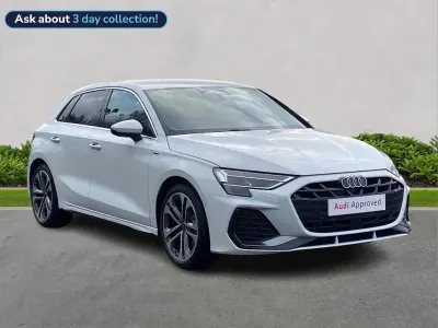 Used Audi A3 S-Line 147 HP (108 kW) 2025 White Hatchback