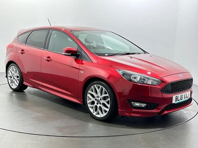 Red Used 2017 Ford Focus ST-Line Hatchback | £9,026 (Fair price)