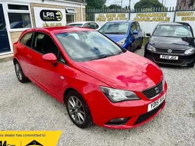 Used Seat Ibiza I-Tech 105 HP (77 kW) 2015 Red Coupe