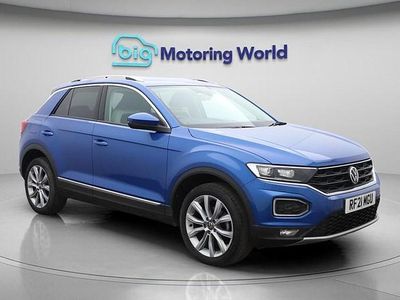 Used VW T-Roc SEL 150 HP (110 kW) 2021 Blue SUV