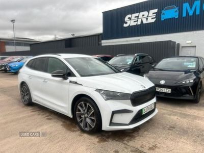 Used Skoda Enyaq iV SportlinePlus 210 kW (286 HP) 2024 White SUV