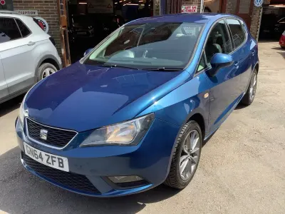 Begagnad Seat Ibiza I-Tech 105 HK (77 kW) 2014 Blå Halvkombi