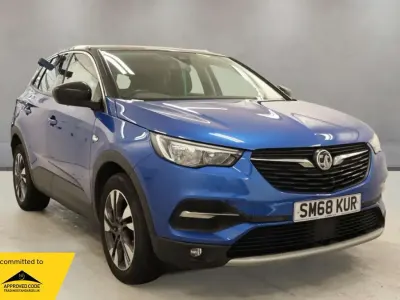 Used Vauxhall Grandland X Sport 130 HP (95 kW) 2019 Blue SUV