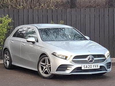 Used Mercedes A200 AMG line 163 HP (119 kW) 2020 Silver Hatchback