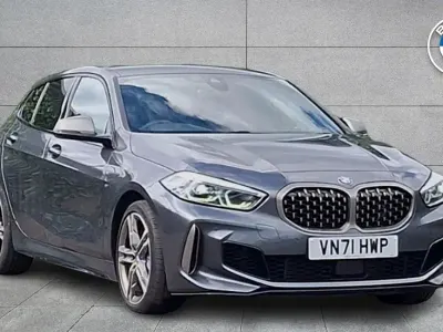Used BMW M135 Comfort Edition 306 HP (225 kW) 2021 Grey Hatchback