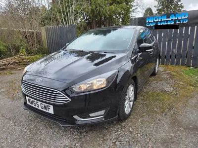 Used Ford Focus Titanium 120 HP (88 kW) 2015 Black Hatchback